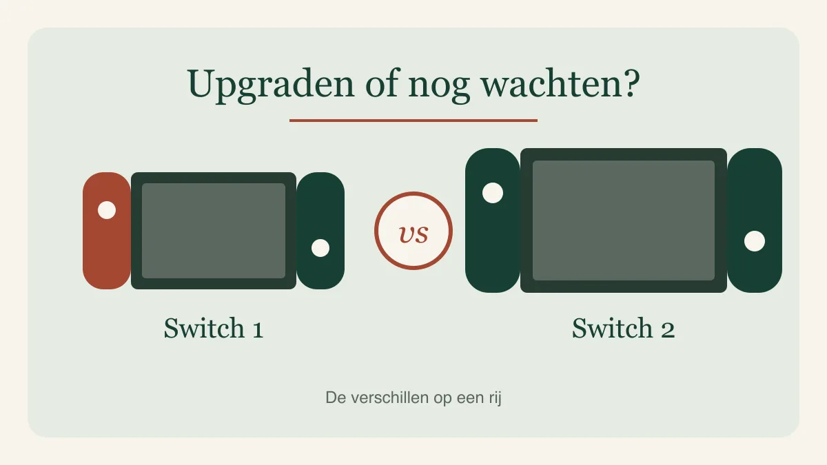 Nintendo Switch 2 vs. Switch 1: nu upgraden of nog wachten?